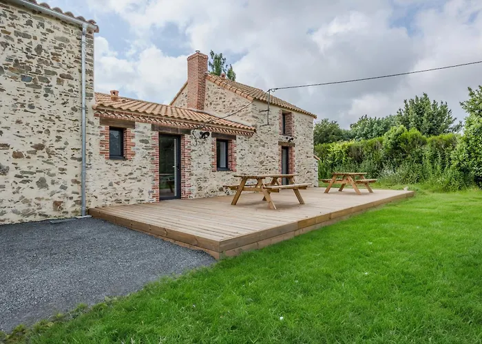Grange Renovee 5 Personnes-gite Le 411 Casa de Férias Saint-Philbert-de-Grand-Lieu